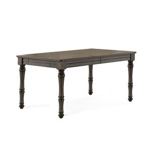 Pemberly Row Wood Modern Transitional Gray-Brown Dining Table