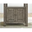 Pemberly Row White Marble and Driftwood Counter Height Dining Table