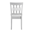 Pemberly Row Farmhouse White Wood 5-Piece Drop-Leaf Dining Set