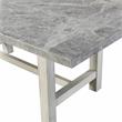 Pemberly Row Contemporary Weathered White Wood 7-Piece Dining Set