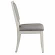 Pemberly Row Contemporary Weathered White Wood 7-Piece Dining Set