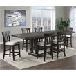 Pemberly Row Dusky Cedar Brown 7-piece Counter Height Dining Set