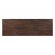Pemberly Row Contemporary Walnut and Black Metal Counter Bar Set