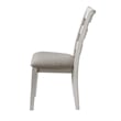 Pemberly Row Farmhouse / Country Ivory Ladderback Wood Side Chair
