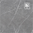 Pemberly Row Engineered Wood Contemporary Faux Marble Dining Table Gray