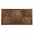 Pemberly Row Contemporary Engineered Wood Counter Table in Black