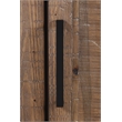 Pemberly Row Farmhouse Engineered Wood Buffet/Server in Brown