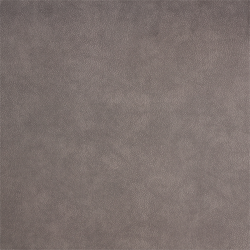 Pemberly Row Polyester Upholstered Single Power Recliner in Gray