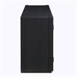 Pemberly Row Contemporary Engineered Wood Buffet/Server in Black