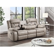 Pemberly Row Modern Transitional Manual Console Loveseat Gray