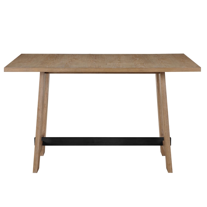 Pemberly Row Modern / Contemporary Counter Table in Brown/Black