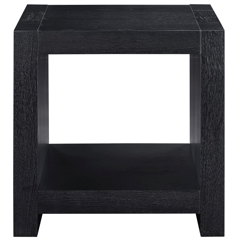 Pemberly Row Engineered Wood Contemporary End Table in Brown