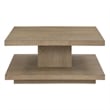 Pemberly Row Engineered Wood Contemporary Cocktail Table in Brown