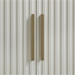 Pemberly Row Engineered Wood Contemporary Server in Ivory Finish