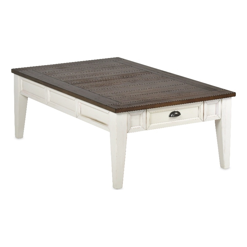Pemberly Row Contemporary 3-piece Coffee & End Table Set in White