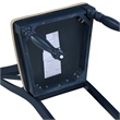 Pemberly Row Wood Modern / Contemporary Blue Finish Side Chair