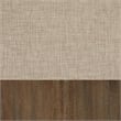 Pemberly Row Polyester Fabric Contemporary Counter Chair in Brown