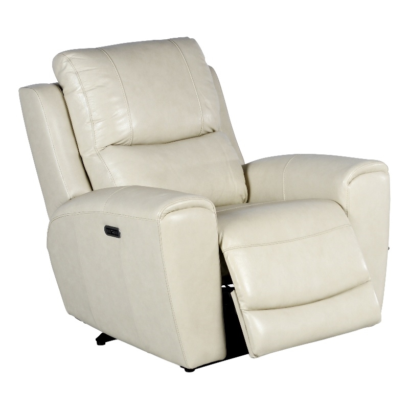 Pemberly Row Modern / Contemporary 3pcPower Reclining Set in Ivory