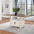 Pemberly Row Modern / Contemporary Dining 5-piece Set in Brown