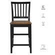 Pemberly Row Wood Modern / Contemporary Counter Chair in Brown