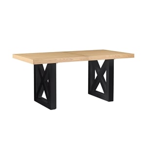 Pemberly Row Contemporary 5-Piece Counter Table Dining Set in Black Base
