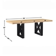 Pemberly Row Engineered Wood Contemporary 36