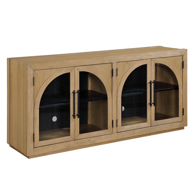 Pemberly Row Engineered Wood Modern / Contemporary Server in Sand