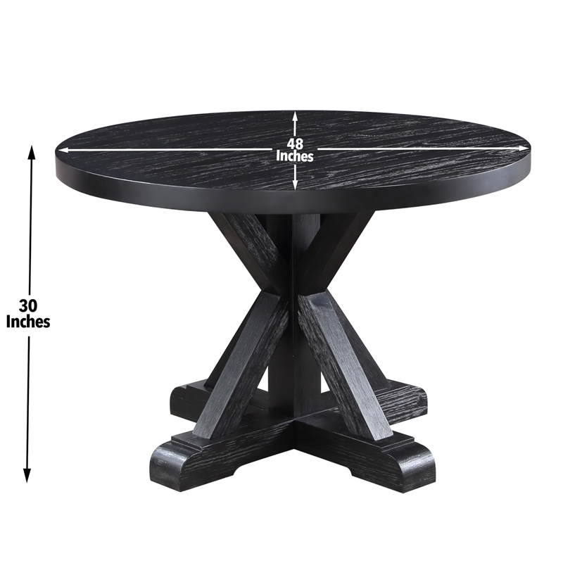 Pemberly Row Contemporary Black 48