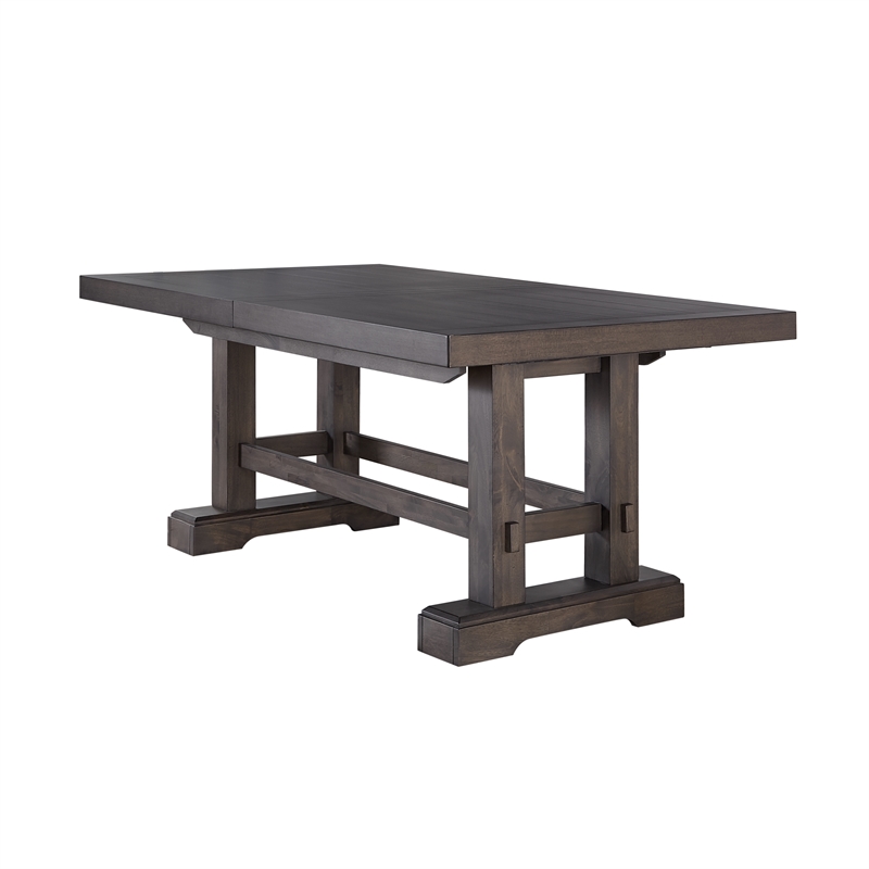 Pemberly Row Engineered Wood Contemporary 5-piece Dining Set in Brown