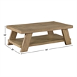 Pemberly Row Engineered Wood Contemporary 55