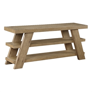 Pemberly Row Wooden Modern / Contemporary TV Console in Brown