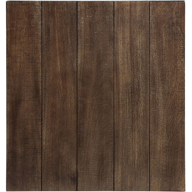 Pemberly Row Engineered Wood Contemporary End Table in Brown