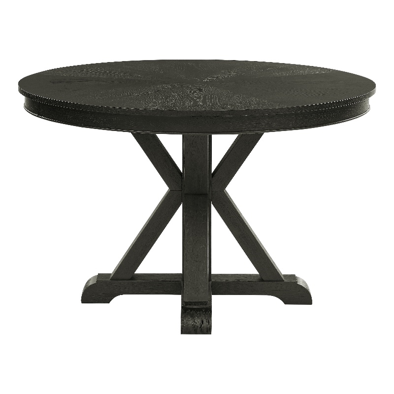 Pemberly Row Modern / Contemporary Dining Table in Black Finish