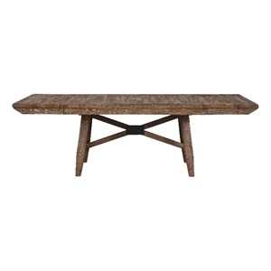 Pemberly Row Engineered Wood Contemporary 5-piece Dining Set in Brown