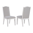 Pemberly Row Modern / Contemporary White 5-piece Complete Dining Set