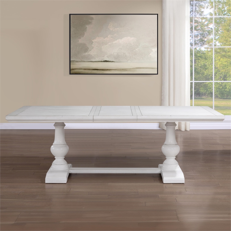 Pemberly Row Modern / Contemporary White 5-piece Complete Dining Set