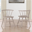 Pemberly Row Modern / Contemporary Solid Wood Dining Chair in Tan