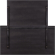 Pemberly Row Contemporary Dresser and Mirror in Dark Brown/Espresso