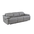Pemberly Row Polyester Fabric Contemporary 2-piece Sofa Set in Gray