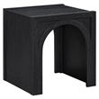 Pemberly Row Wooden Modern / Contemporary End Table in Black
