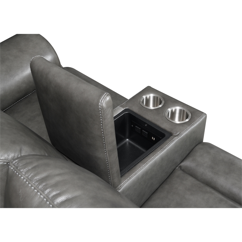 Pemberly Row Modern / Contemporary 3-piece Sofa Set in Brown