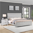 Pemberly Row Engineered Wood Modern / Contemporary King Bed in Gray