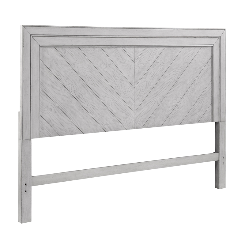 Pemberly Row Engineered Wood Modern / Contemporary King Bed in Gray