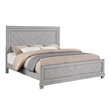 Pemberly Row Engineered Wood Modern / Contemporary Queen Bed in Gray