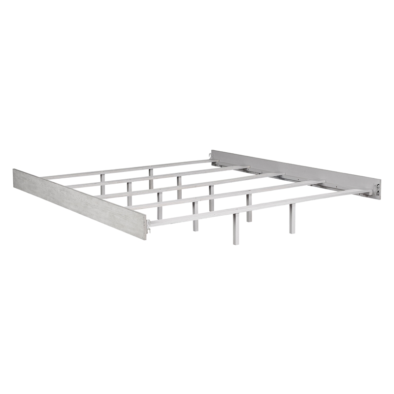 Pemberly Row Engineered Wood Modern / Contemporary Queen Bed in Gray