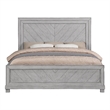 Pemberly Row Engineered Wood Modern / Contemporary Queen Bed in Gray