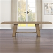 Pemberly Row Wood Modern / Contemporary Dining Table in Brown