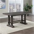 Pemberly Row Engineered Wood Contemporary 5-piece Dining Set in Brown