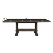 Pemberly Row Engineered Wood Contemporary 5-piece Dining Set in Brown