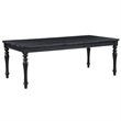 Pemberly Row 5-Piece Dining Set (Table & 4 Side Chairs) in Black